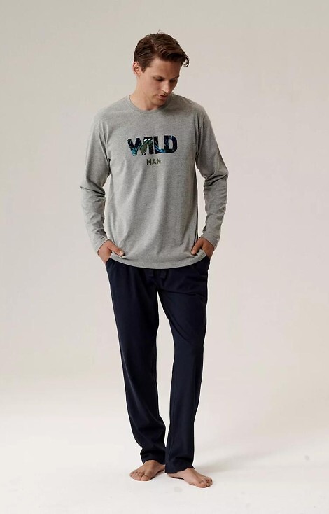 Piżama Atlantic NMP-392 dł/r S-2XL męska