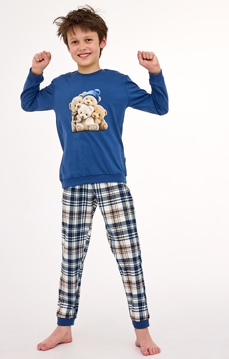 Piżama Cornette Young Boy 966/174 Bears dł/r 134-164