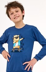 Piżama Cornette Young Boy 766/177 Capybara dł/r 134-164