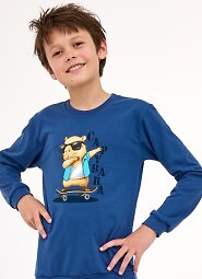 Piżama Cornette Young Boy 766/177 Capybara dł/r 134-164