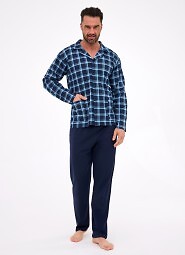 Piżama Cornette 114/81 dł/r S-2XL męska rozpinana
