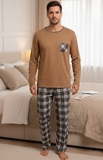 Piżama Regina 488 dł/r M-XL Z25/26 męska