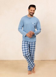 Piżama Regina 488 dł/r M-XL Z25/26 męska