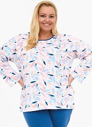 Piżama Cornette 392/451 Amelia dł/r 3XL-5XL damska