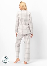 Piżama Key LNS 401 B25 dł/r S-XL rozpinana damska