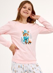 Piżama Cornette Young Girl 592/192 Fox dł/r 134-164