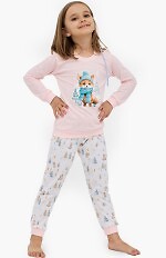 Piżama Cornette Kids Girl 594/192 Fox dł/r 86-128