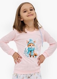 Piżama Cornette Kids Girl 594/192 Fox dł/r 86-128