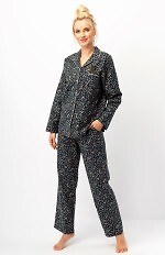 Piżama Key LNS 706 B25 dl/r S-XL rozpinana damska
