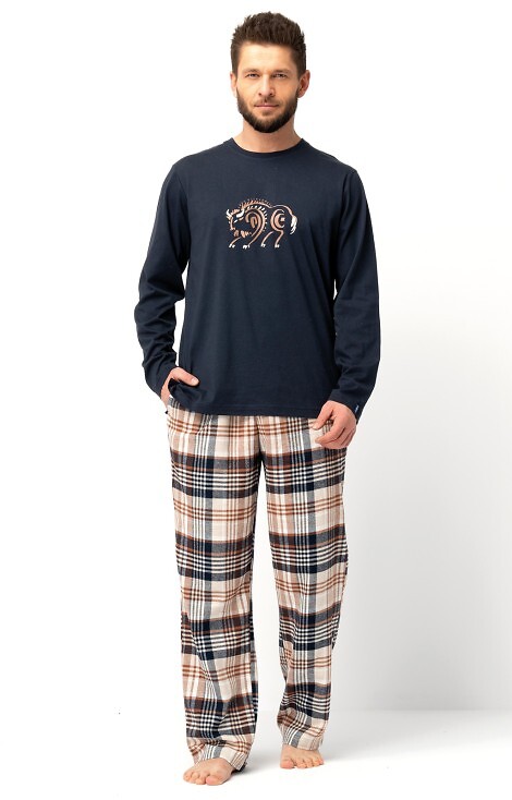 Piżama Key MNS 444 B25 dł/r M-2XL męska