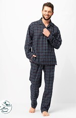 Piżama Key MNS 480 B25 dł/r M-2XL rozpinana męska