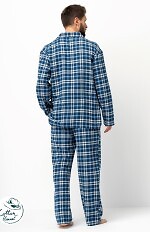Piżama Key MNS 492 B25 dł/r M-2XL rozpinana męska