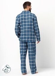 Piżama Key MNS 492 B25 dł/r M-2XL rozpinana męska