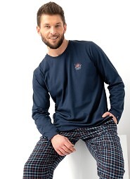 Piżama Key MNS 481 B25 dł/r M-2XL męska