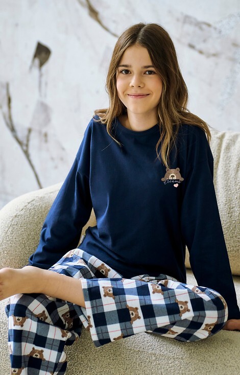 Piżama Taro Astrid 3503 dł/r 146-158 Z25/26 damska