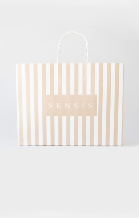 Torba Sensis Papier Paski Mała W26