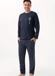 Piżama Luna 810 dł/r 3XL Z24/25 męska