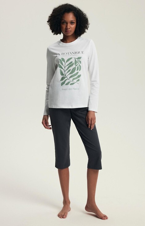 Piżama Henderson Ladies 43686 Danna dł/r S-3XL