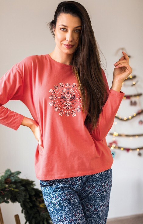 Piżama Key LNS 703 B25 dł/r S-XL damska