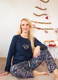 Piżama Key LNS 570 B25 dł/r S-XL damska