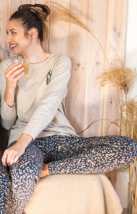 Piżama Key LNS 707 B25 dł/r S-XL damska