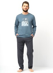 Piżama Key MNS 627 B25 dł/r M-2XL męska