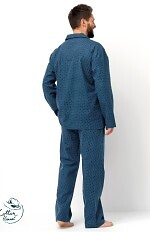 Piżama Key MNS 815 B25 dł/r M-2XL rozpinana męska