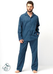 Piżama Key MNS 815 B25 dł/r M-2XL rozpinana męska