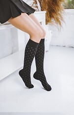 Podkolanówki Milena 0248-005 Kropeczki 37-41