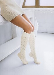 Podkolanówki Milena 0248-005 Kropeczki 37-41