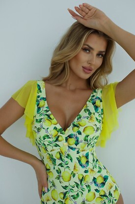 Strój kąpielowy Self S 1086 CE5 Limoncello 5 - zdjęcie 2