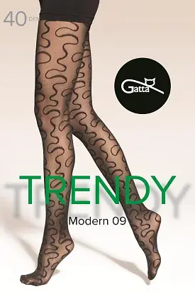 Rajstopy Gatta Modern wz.09 40 den 2-4 - zdjęcie 2