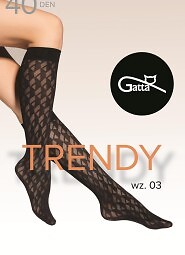 Podkolanówki Gatta Trendy wz.03 40 den