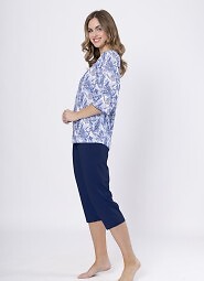 Piżama Leveza 1661 Ewlin 3/4 M-2XL