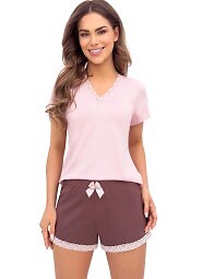 Piżama Donna Daphne kr/r S-2XL