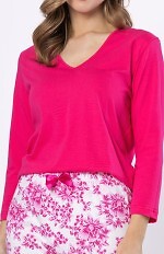 Piżama Leveza 1626 Monika 7/8 M-2XL