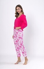 Piżama Leveza 1626 Monika 7/8 M-2XL