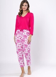 Piżama Leveza 1626 Monika 7/8 M-2XL