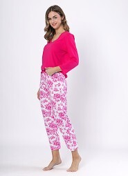 Piżama Leveza 1626 Monika 7/8 M-2XL