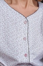 Piżama Luna 388 3/4 M-2XL Z25/26 damska rozpinana