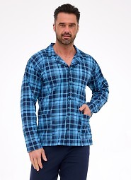 Piżama Cornette 114/82 dł/r 3XL-5XL męska rozpinana