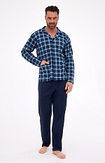 Piżama Cornette 114/81 dł/r 3XL-5XL męska rozpinana