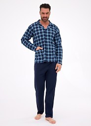 Piżama Cornette 114/81 dł/r 3XL-5XL męska rozpinana