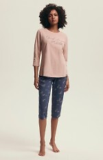 Piżama Henderson Ladies 43699 Delanie 3/4 S-2XL
