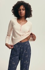 Piżama Henderson Ladies 43698 Delanie dł/r S-3XL