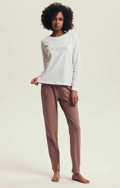 Piżama Henderson Ladies 43701 Delanie dł/r S-3XL