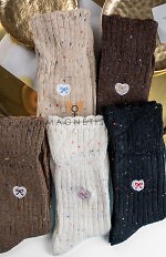 Skarpety Magnetis CO5025 Prążek/serduszka