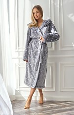 Szlafrok L&L 2551 Amira Długi S-2XL damski
