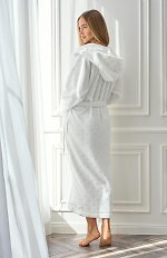 Szlafrok L&L 2551 Amira Długi S-2XL damski