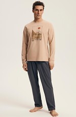 Piżama Henderson 43474 Luro dł/r M-3XL